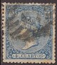Spain 1866 Queen Isabel II 4 Cuartos Blue Edifil 81. esp 81 1. Uploaded by susofe